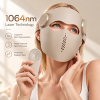 Masque facial intelligent anti-âge électrique sans fil 1064nm pour une peau éclatante, appareil de beauté portable, masque facial 5D