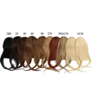 TP High Quality Triangle Bangs For Women Forehead Pieces Replacement Real Human Hair Extensions