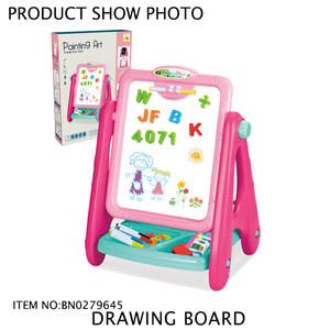 Pädagogisches Kinder-Zeichenbrett-Set mit Doppelseitiger Tafel für Buchstaben und Zahlen - Product Image 6