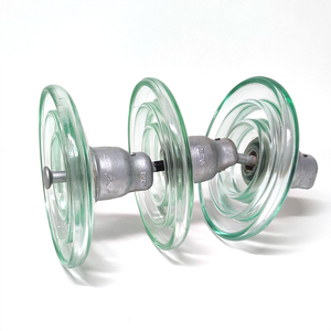 Lvda điện u70bs u120b u160b cao áp Tempered tiêu chuẩn đĩa thủy tinh cách điện 33kv đánh giá điện áp 70kn-160kn độ bền kéo - Product Image 4