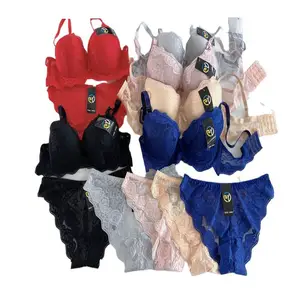 Wholesale Junior Bra Panty Set Cotton, Lace, Seamless, Shaping 