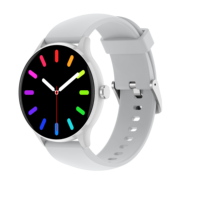 Reloj Inteligente Dafit con Llamadas Bluetooth, Monitor de Ritmo Cardíaco, Pantalla Redonda, Resistente al Agua, para Hombre y Mujer
