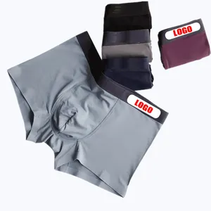 Slip confortable pour hommes pas cher 100% coton taille élastique grande taille sous-vêtements pour hommes