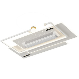 Ventilador de <span class=keywords><strong>Techo</strong></span> Moderno sin Aspas <span class=keywords><strong>con</strong></span> <span class=keywords><strong>Luz</strong></span> LED, Control Remoto, para Decoración de Dormitorio y Sala de Estar, Material del Cuerpo de Hierro, Uso en Interiores - Product Image 6