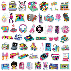 50 autocollants de musique <span class=keywords><strong>rock</strong></span> and roll des années <span class=keywords><strong>80</strong></span> et 90 - Product Image 4