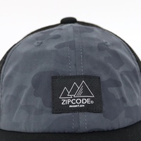 Topi Trucker 6 Panel Pria Model Lengkung, Motif Camo, Logo Bordir Custom, Cocok untuk Hiking dan Olahraga Luar Ruangan, Terlaris
