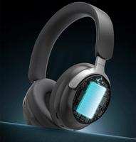 Headphone Musik Langsung dari Pabrik, Suara Stereo HIFI, Nirkabel, Over Ear, Dapat Dilipat, ANC Peredam Kebisingan Aktif