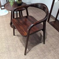 Chaise de salle à manger moderne en bois de zèbre massif avec coussin en tissu rayé zèbre et dossier durable pour appartement, maison, bar, villa, hôtel