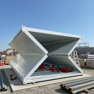 Casa Prefabbricata in Acciaio Pieghevole <span class=keywords><strong>a</strong></span> Basso Costo e Facile Installazione, Villa Modulare, <span class=keywords><strong>Hotel</strong></span> - Product Image 1