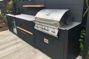 Nhỏ phong cách Châu Âu Đức thiết kế mới ngoài trời tủ bếp thép không gỉ khung BBQ Tủ mô-đun - Product Image 5