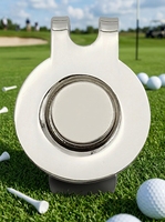 Clip magnétique puissant vierge pour chapeau de golf, en fer durable, pour cadeaux de golf personnalisés en gros pour golfeurs, accessoires de golf