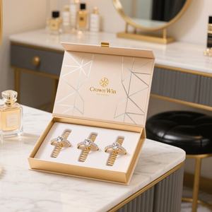 Boîte en carton pour pince à cheveux élégante avec logo personnalisé, biodégradable, accessoires de cheveux de luxe, boîte d'emballage en papier pour pince à cheveux fantaisie - Product Image 3