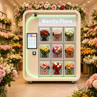 Distributeur automatique de fleurs d'extérieur, étanche, avec écran tactile, pour bouquets frais