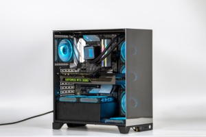 ハイエンドカスタムUSB3.0 ATX/MATX/MiniITXゲーム用PCキャビネット透明強化ガラス水冷コンピュータケース - Product Image 4