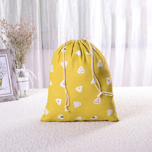 Sac en toile de coton pliable, réutilisable, imprimé avec logo personnalisé, mignon, pour emballage cadeau, promotion économique, recyclé - Product Image 4