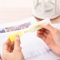 Spidol Highlighter Deli S625 Kuning, MOQ 500 PCS, Spidol Fluoresen Cerah untuk Kantor & Sekolah
