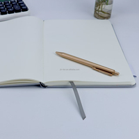 Carnet en PU format A5 personnalisé avec bande élastique et reliure cousue pour cadeau