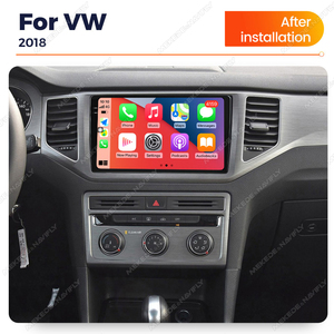 MEKEDE-Reproductor de radio y audio para coche, navegador GPS, 8 núcleos, 4G, WiFi, BT, DSP, Android, para VW <span class=keywords><strong>2018</strong></span> - Product Image 4