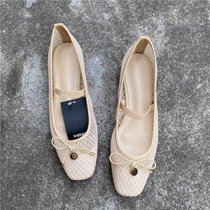 Scarpe eleganti da donna Casual Mary Jane sandali bassi traspiranti da donna - Product Image 4