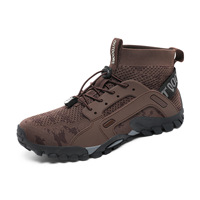 Chaussures de Course Tout-Terrain pour Hommes, Chaussures de Sport d'Extérieur, Randonnée Anti-Dérapantes Légères pour Camping et Alpinisme