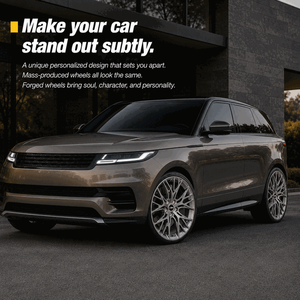 Rines de Aleación Forjados LS8020 Personalizados en Color Gris Metálico Pulido, Diseño Cóncavo Profundo, Multirradio, para Range Rover Sport y BMW - Product Image 2