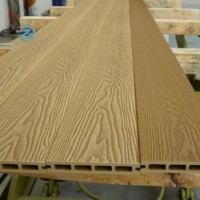 Planches de terrasse en WPC ignifuges, imperméables, anti-corrosion, surface 3D, durables, pour extérieur