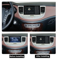 Para Rohens Hyundai Génesis 2008-2013 Android 12 Monitor de coche de 8 + 256g carplay DSP RDS GPS construido en 2din radio reproductor de dvd 5,1 HIFI