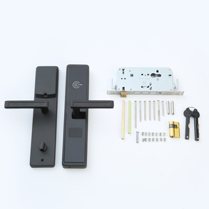 Wenxun Smart Door <b>Lock</b> S043F Electronic Card <b>Lock</b> With Mechanical <b>Key</b> For Hotel Apartment Bedroom Use - Product Image 4
