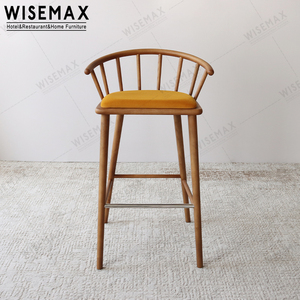 WISEMAX mobili all'ingrosso ristorante mobili <span class=keywords><strong>in</strong></span> <span class=keywords><strong>legno</strong></span> massello bar mobili bracciolo da banco sedia <span class=keywords><strong>per</strong></span> casa bar <span class=keywords><strong>cucina</strong></span> - Product Image 4