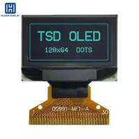 Modul Layar OLED 0.96 Inci Resolusi 128x64 Antarmuka SSD1306 I2C SPI Layar PMOLED untuk Arduino ESP32