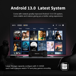 Dispositivo de TV Inteligente MX10 K, Dongle 4K con Wifi Dual, 1GB 8GB USB, Android 14, <span class=keywords><strong>IPTV</strong></span>, Wifi 5G - Product Image 3