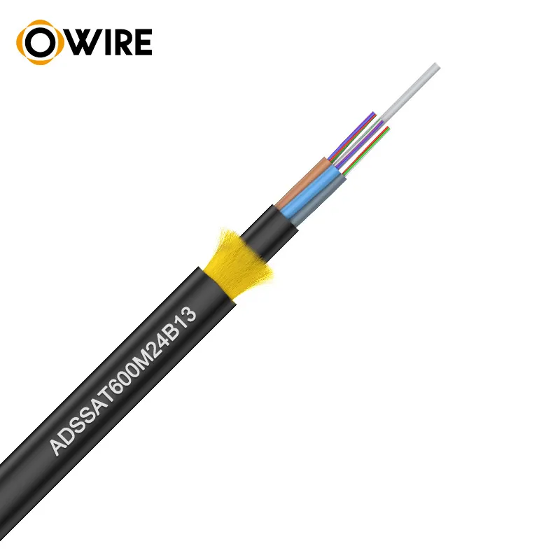 Cavo ethernet in fibra ottica ogwire GYTA adss 1 2 4 6 8 12 24 48 96 144 cavo in fibra core cavo in fibra ottica internet