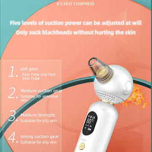 Appareil de Soin du Visage Électrique Chaud/Froid pour Nettoyage des Pores, Aspirateur Anti-Acné et Extracteur de Points Noirs - Product Image 4