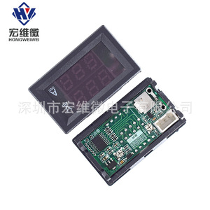 เครื่องวัดกระแสไฟฟ้าและแรงดันไฟฟ้าแบบดิจิตอล Hongwei Micro DC0-100V 500A จอแสดงผล LED คู่ 4 หลัก - Product Image 4