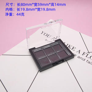 พาเลทอายแชโดว์แบบใส DIY 10 ช่อง กล่องเก็บเครื่องสำอางพลาสติก สำหรับเก็บตัวอย่างสีและรีฟิล - Product Image 4