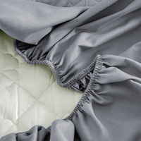 Protège-matelas matelassé imperméable de qualité supérieure en coton lavé, drap-housse doux et respirant