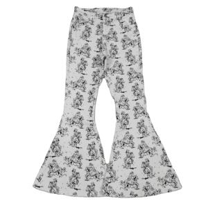 RTS กางเกงยีนส์คาวบอยตะวันตก howdy ดีไซน์ใหม่สำหรับผู้ใหญ่แฟชั่นร้อนแรงขายส่งบูติกของผู้ใหญ่กางเกงยีนส์ขาบานขนาดใหญ่ - Product Image 1