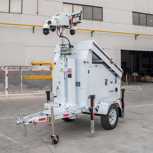 Remolque CCTV independiente alimentar por energia Solar, con Detector de movimiento y lucis de seguridad - Product Image 4