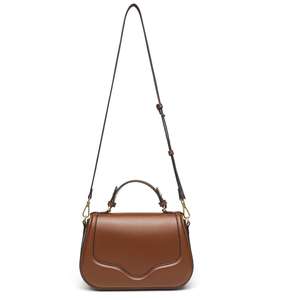 Sac à bandoulière en cuir PU tendance pour femmes, sac à selle décontracté en PU - Product Image 2