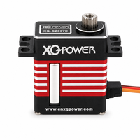 Mini servo numérique sans noyau 360 degrés 20g 8.4V 7kg-cm programmable en métal pour voiture télécommandée
