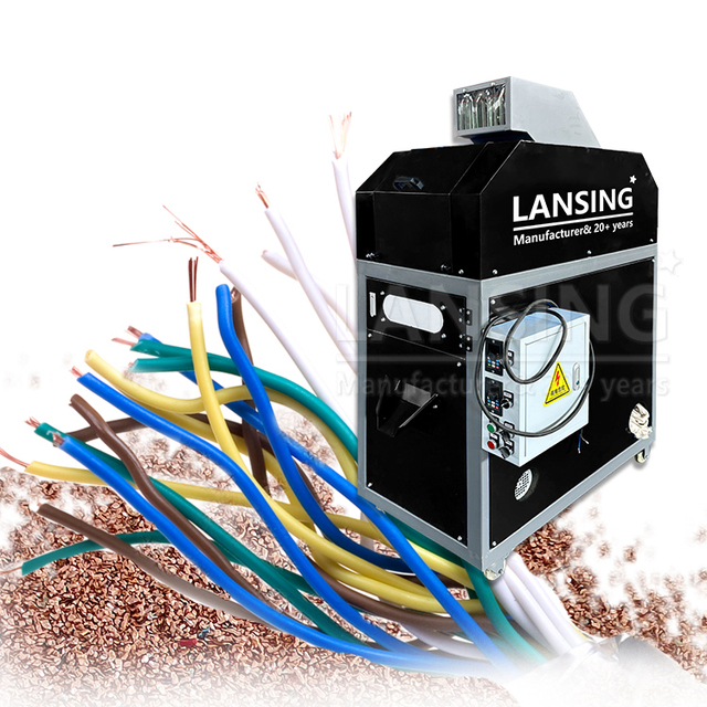 Ce Certificated 50-80kg/H Granulador De Cobre Scrap Waste Cable Wires Cable Copper Wire Granulator Machine Made in China