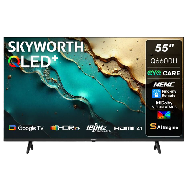 Skyworth OEM Factory Directly Sell Smart TV QLED 32 43 50 55 65 75 Inches Inch 4k UHD Flat Screen Smart Tv Television QLED TV