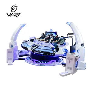 VART 매직 Ufo Vr 선박 360 도 회전 의자 5 좌석 게임 시뮬레이터 9D 가상 현실 비행 접시 게임 기계 Vr Ufo
