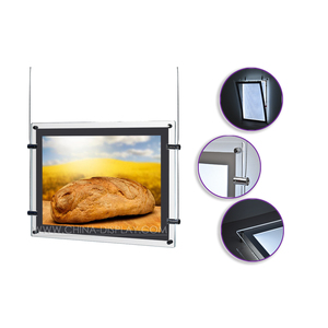 Supports de panneaux publicitaires lumineux en acrylique pour agences de voyage A2 A3 A4, à fixer au mur, pour la vente au détail - Product Image 6