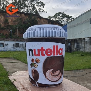 Nouveau modèle gonflable de la publicité de pot de <span class=keywords><strong>Nutella</strong></span> de conception pour la promotion - Product Image 2