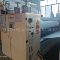 Ligne de production automatique de feutre filtrant non-tissé aiguilleté avec machine à poinçonner, ouvre-balle et superposeur transversal – MACHINE À NON-TOISSER