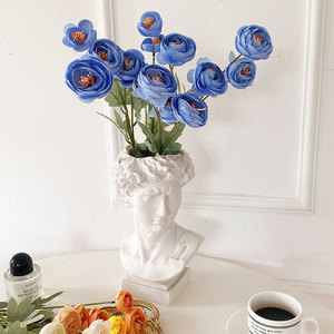 Flores Artificiales de Rosa del Té y Flor de Loto, Flores de Seda de Alta Simulación, Decoraciones para Bodas, Arreglos Florales para Mesa - Product Image 4