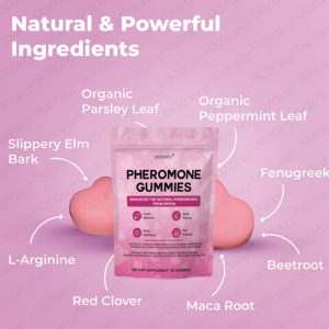 LDJ Custom ized Pheromon Gummies Slippery Elm Kräuter extrakt für Erwachsene Frauen Hormonal Balance Energy Boost Enhanced - Product Image 4
