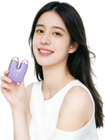 Nouvel appareil de beauté portable pour le visage, lifting, raffermissement de la peau, micro-courant froid, mini-tonification du visage, anti-gonflement