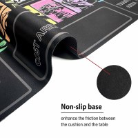 Maßgefertigte Gummi-Beheizte Spielmatte für Kartenspiele Standard Tastatur-Mauspad mit Einfassung Gaming Anime
